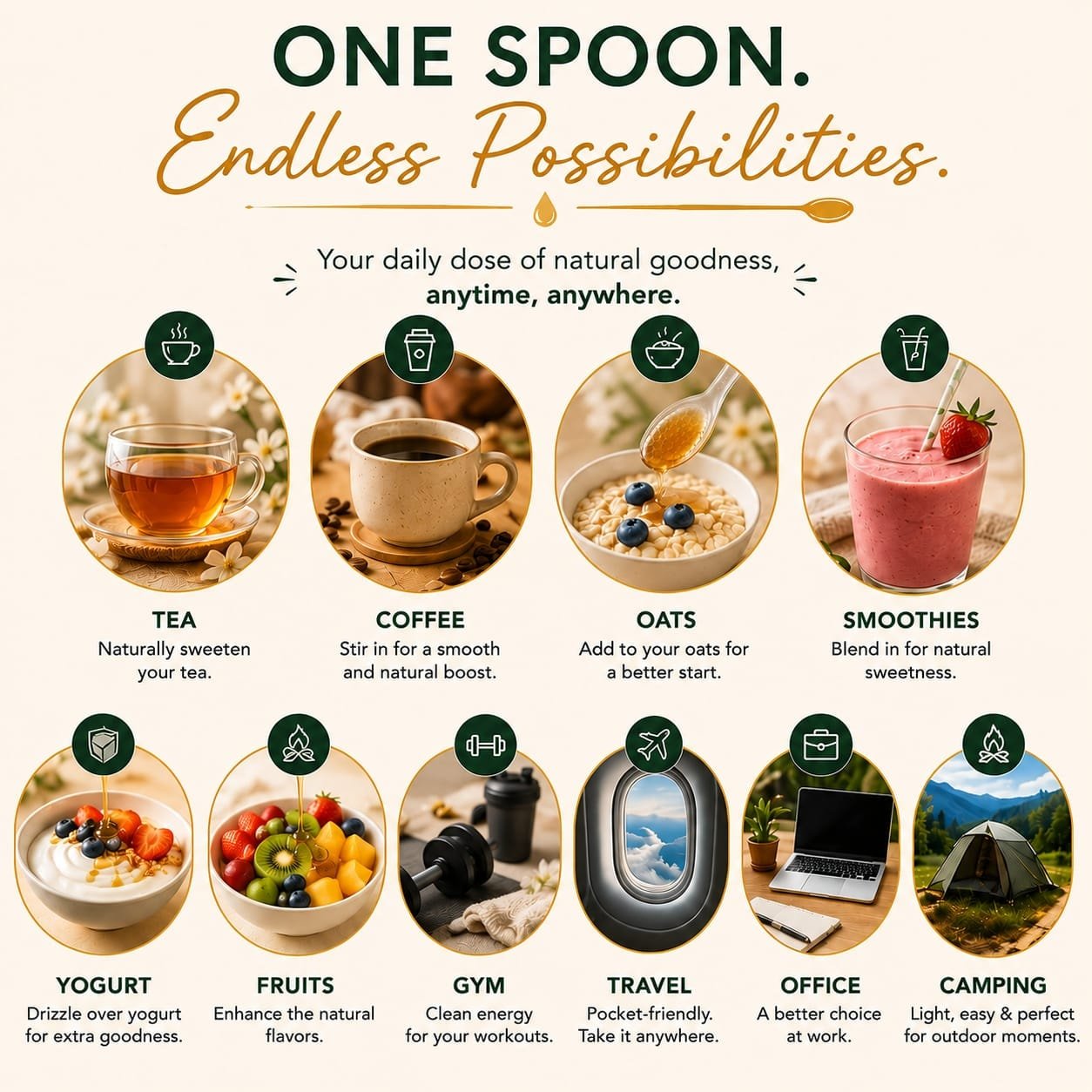 One Stir perfect for every moment lifestyle graphic